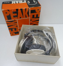 VINTAGE DH-03-S PEAK STEREO HEADPHONES AUSTRALIAN BRAND 1970'S IN BOX