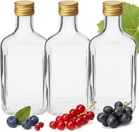 3 × Glasflasche 500 Ml – Schraubverschluss, Spirituosen, LiköR, ÖL & Sirup