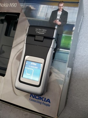 Nokia N Series N90 (Entsperrt) Klapphandy Schwarz Top Zustand Selten