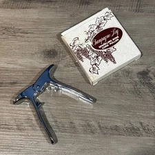 Vintage Champagne Key Sparkling Wine Cork Puller  Made In Italy Wente Vineyards