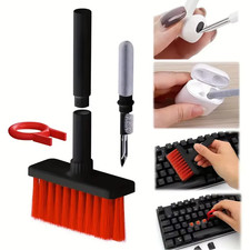 5 in 1 Keyboard Cleaning Brush Kit Keycap Puller Earbuds Cleaner for Airpods Pro