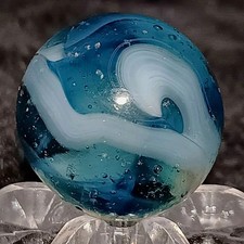 Ravenswood Transparent Swirl Marble. .65" Nm. Uv Active.