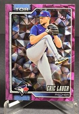 12026 Topps Series 1 Eric Lauer #175 Pink Diamante Parallel Toronto Blue Jays