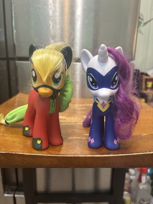 My Little Pony Power Ponies Set Of Two Applejack And Mistress Mare 6  Tall