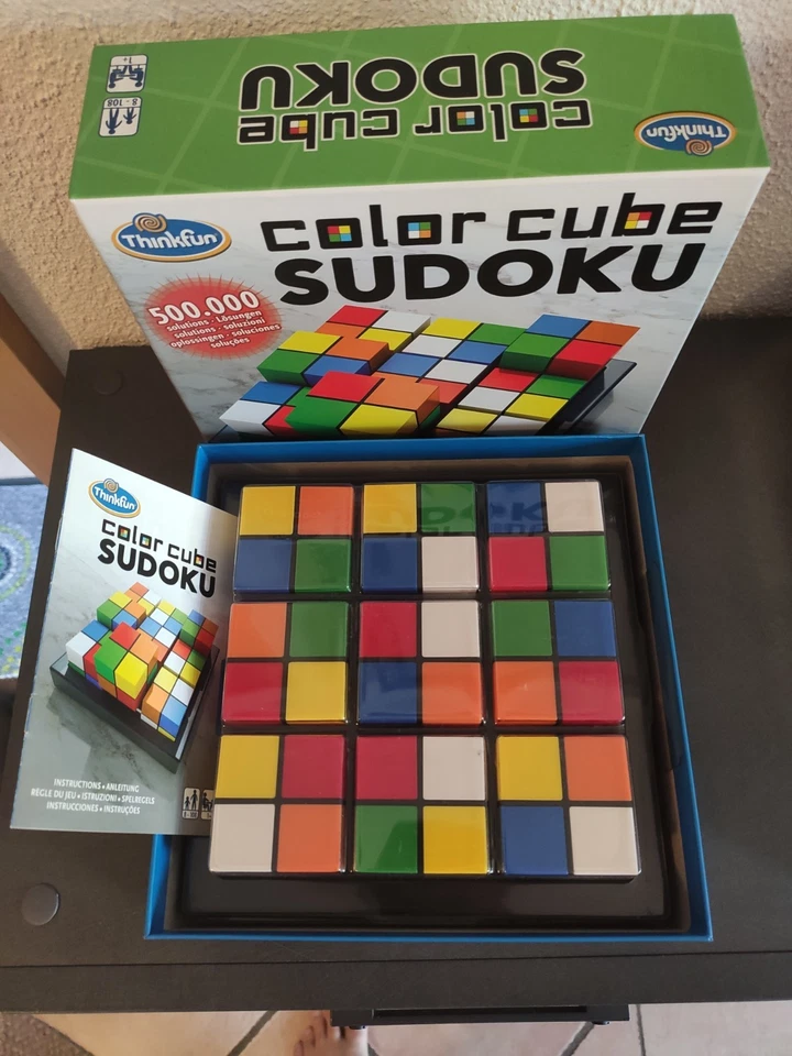 THINKFUN Color Cube Sudoku - Logikspiel Brettspiel ab 8 Jahren - NEUwertig - Bild 2 von 2