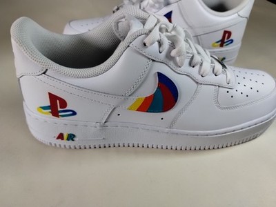 Nike AF1 Air Force 1 PlayStation 2020 Leather Sneakers