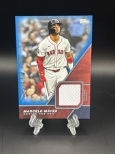 2026 Topps Marcelo Mayer #MLM-MMA Major League Mat Relics Blue #/150 Red Sox