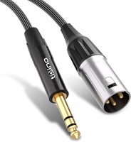 XLR Auf 6,35Mm TRS Klinke Kabel Symmetrisch Mikrofonkabel 2M Audio Kabel