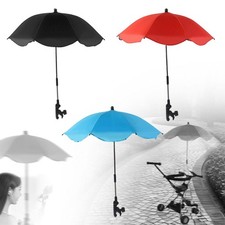 Stroller Umbrella Beach Chair Parasols Adjustable Clamp Flexible Waterproof for
