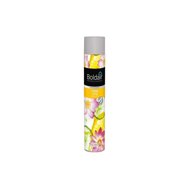 Boldair parfumant citron lotus 750ml pour chasser l'air confiné des pièces fermées