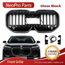 Front Kidney Grille Wled Light For 2023-2026 Bmw 7-series G70 740i 750e 760i I7