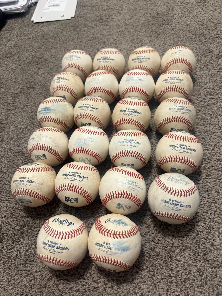 Lot De 20 Balles De Baseball Rawlings Major League - Occasion