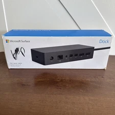 Microsoft Surface Dock Model 1661 With Box Power Supply Original Adapter