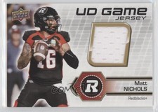 2021 Upper Deck CFL UD Game Jersey Matt Nichols #UD-MN x0m