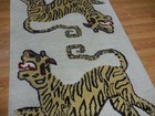 Turkish Oushak Rug,Huntin Lion(Tiger) Rug,Handmade Bohemian Rug 4x6 Ft — photo 8
