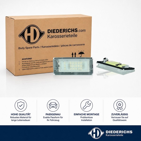 Kennzeichenleuchte Diederichs 1214292 FÜR BMW Nummernschildleuchte-image