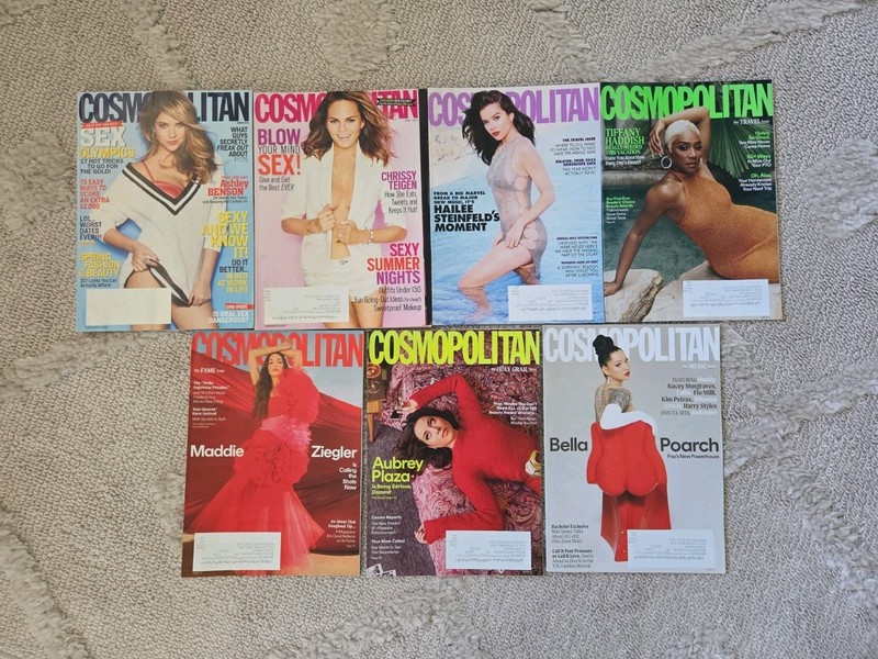 Lot 7 Cosmopolitan Magazines March, June 2014 & 2022 Collection Issues 2 3 4 5 9