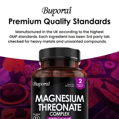 Magnesium Threonate Complex 240pcs,Promotes Electrolyte Balance, Muscle Health