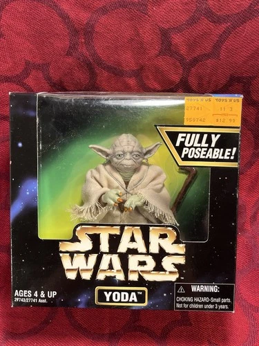 1997 Kenner Star Wars Action Collection Yoda Fully Poseable Action Figure NEW