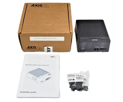 NUEVO - Hub de conectividad Axis 03037-001 D3110 Mk II - 8 E/S, audio, PoE, RS485 - Imagen 1 de 4