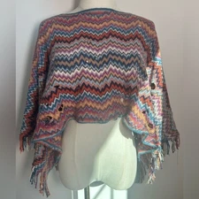 MISSONI Distressed Wool Poncho