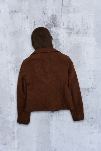 Women's Woolrich Hooded Wool Jacket Size S - Picture 2 of 4