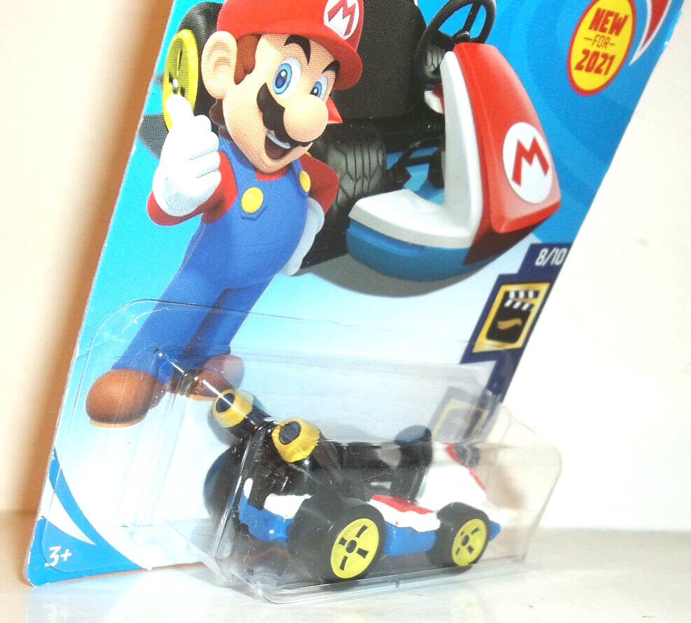 Hot Wheels Standard Kart Mario Kart HW Screen Time 8/10 (166/250) 2021 Short Card - Scala 1:64 - 5