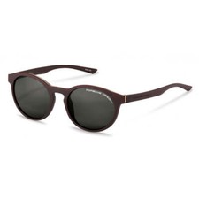 Porsche Design - P'8654-D Polarized Burgundy Round Sunglasses 51-19-145