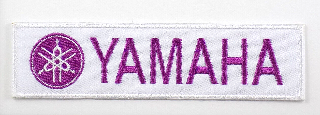 YAMAHA EMBROIDERED PATCH IRON/SEW ON 4-5/8