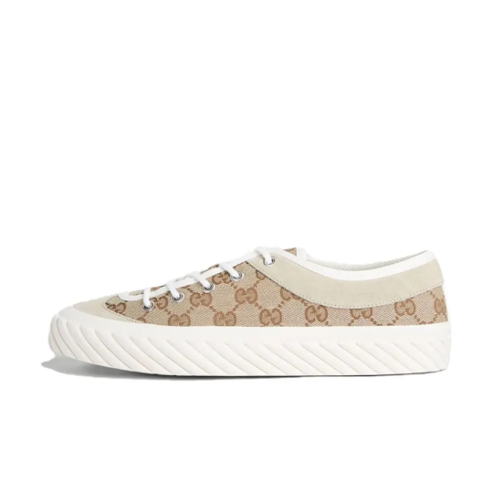 Gucci GG Casual Fashion Sneakers 738992-FABQA-9796 Men's Brown