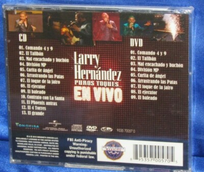 Sealed Latin Male Vocal CD + DVD: Larry Hernandez - Puros