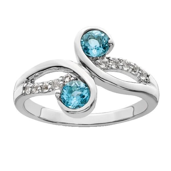 Topaz Band Fashion Rings
