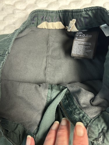 L.O.G.G. Label of graded goods H&M green cargo pants Size 9-10 Adj Waist Lined - Picture 10 of 14