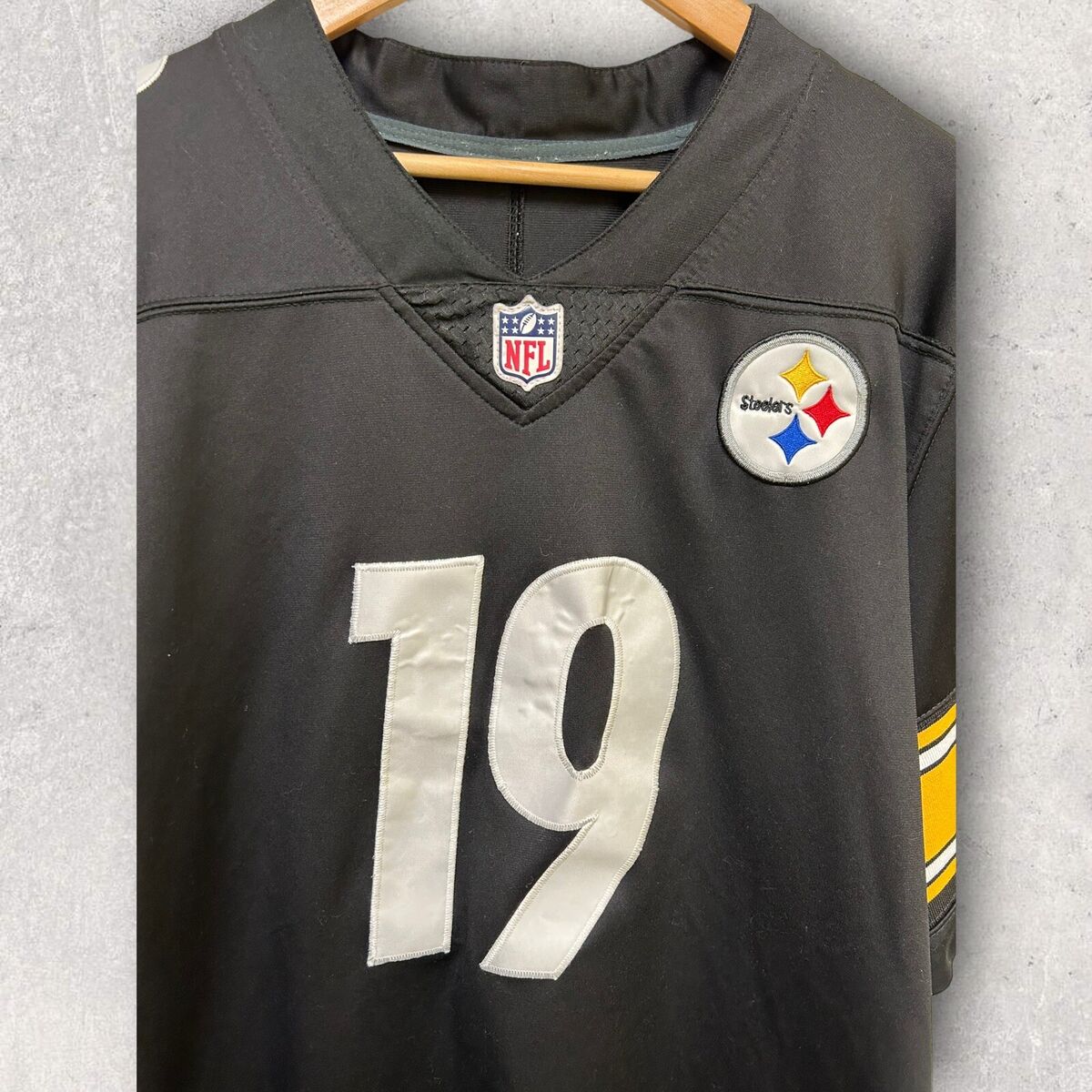 Nike Pittsburgh Steelers No19 JuJu Smith-Schuster Black Women's Stitched NFL Vapor Untouchable Limited Smoke Fashion Jersey