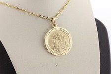 Michael Anthony 14K Yellow Gold Saint Joseph Pray For Us Charm Pendant