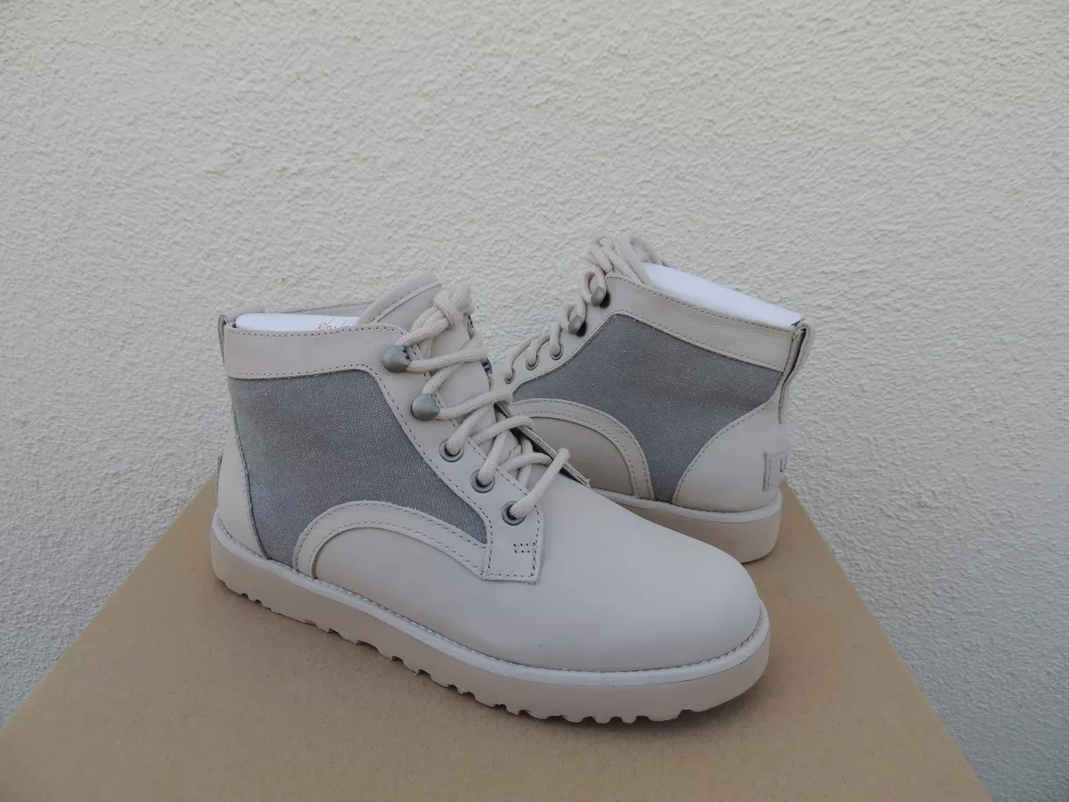 UGG BETHANY CANVAS CERAMIC NUBUCK LEATHER SHEEPWOOL BOOTS US 5 EUR 36 NIB