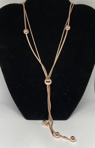 Alfani Beaded Double Strand Lariat 