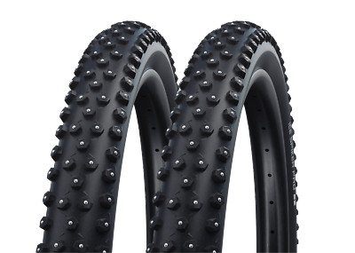 2x Schwalbe Ice Spiker Pro 54-559 Drahtreifen RaceGuard 26x2.10 Fahrradreifen