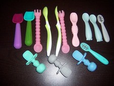 Toddler Spoons and utencils lot blackbag
