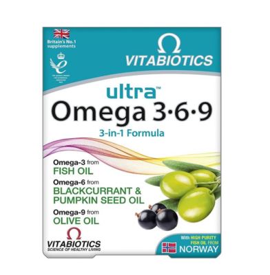 Vitabiotics Ultra Omega-3.6.9 Capsules High Purity Strength Fish Oil - 60  Caps | eBay