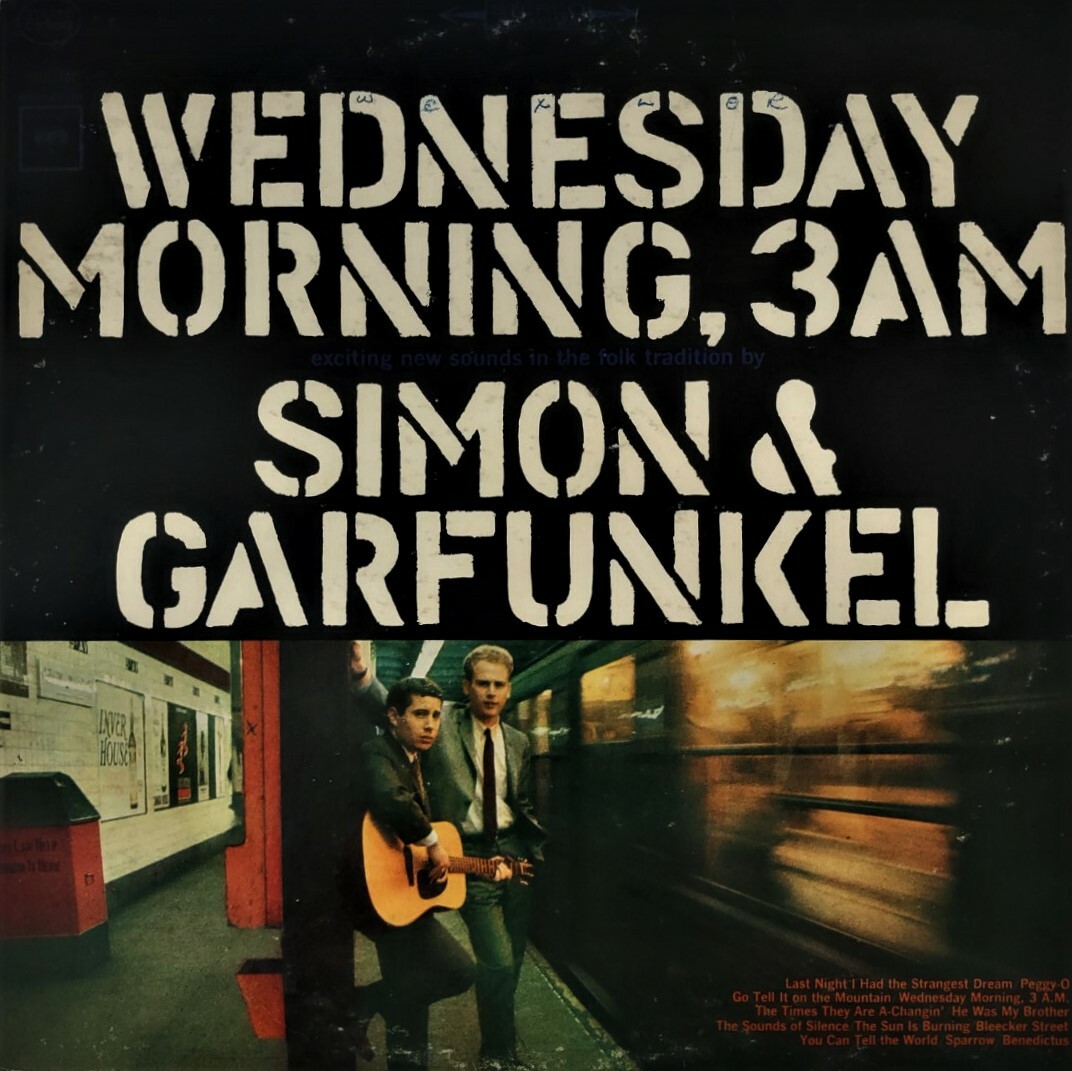 Simon & Garfunkel Wednesday Morning, 3 AM LP Columbia CS