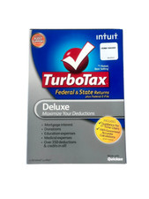 Intuit TurboTax Deluxe 2011 Federal State Returns E-File for Windows and MAC