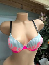 Victoria's Secret Pink Wear Everywhere Push-up Colorblock Bra NWT