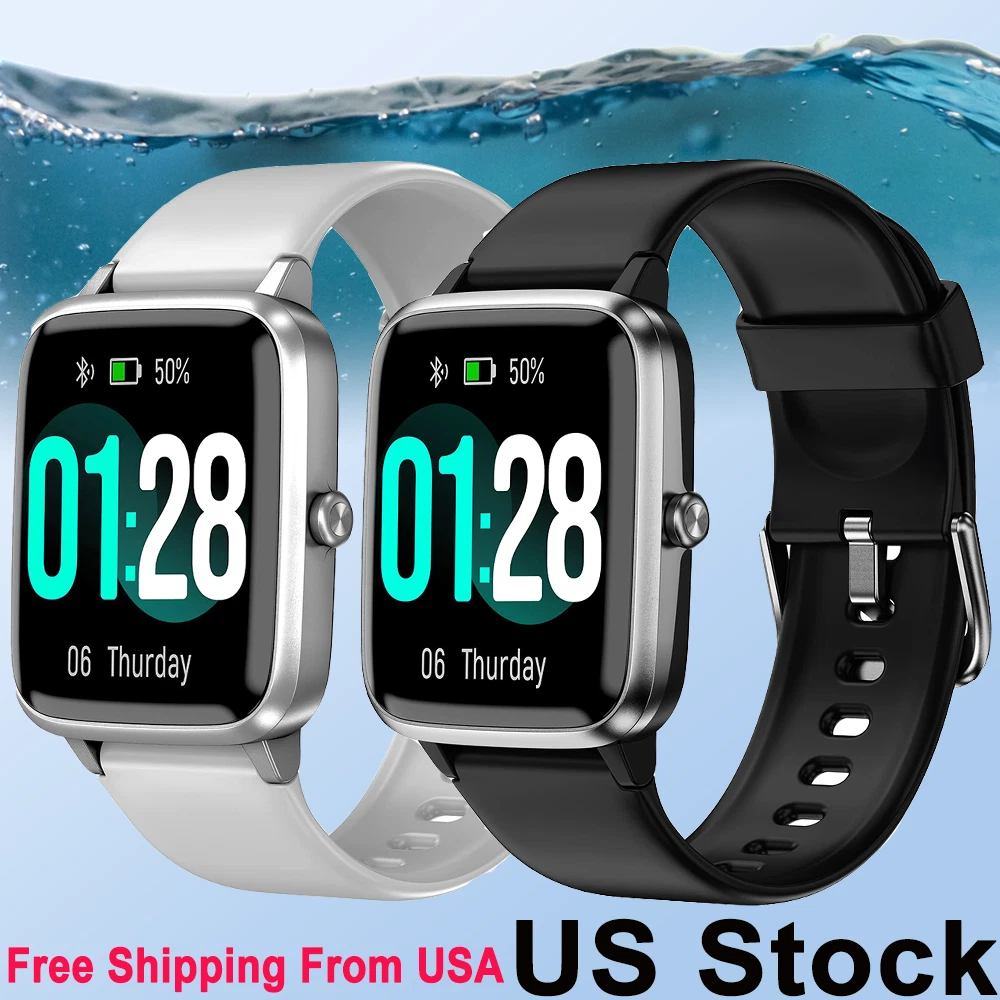 Waterproof Smart Watch Sleep Heart Rate Monitor Men Women Watch
