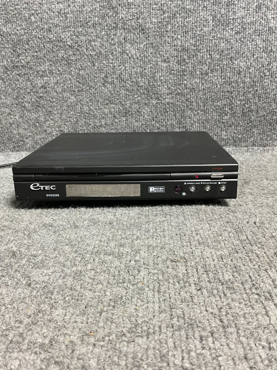 eTEC DVD2250 DVD Player 📀 Progressive Scan S-Video CD/VCD