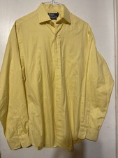 Vintage Ralph Lauren Polo Shirt Mens Sz 16 Large Button Down Long Sleeve Regent