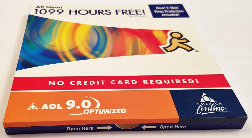 Vintage AOL Collectable CDROM mailers/Advertising Materials eBay