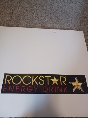Rockstar Energy Drink Bumper Sticker Unused