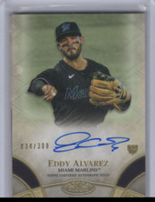 2021 Topps Tier One Break Out Autographs #BOAEA Eddy Alvarez Auto /300 - NM-MT