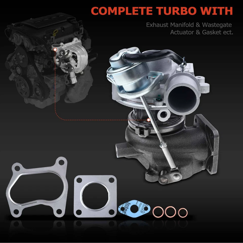 Turbocompresor para Ford Ranger 1999-2006 Courier Mazda B2500 Bravo 2,5 L RHF5 Foto 2 de 4